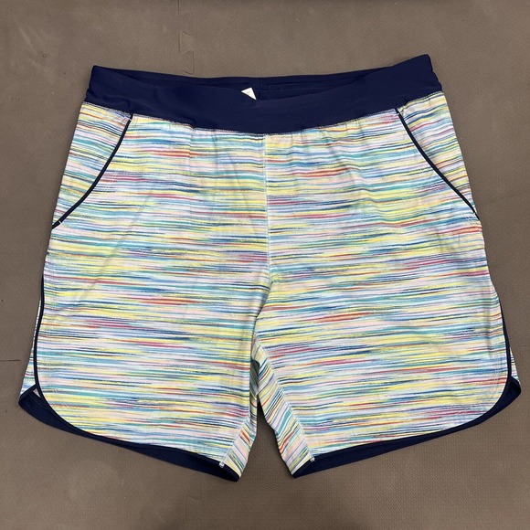 Lands' End Other - Lands' End Women's 9" Quick Dry Elastic Waist Board Swim Shorts Multi-color 18W
